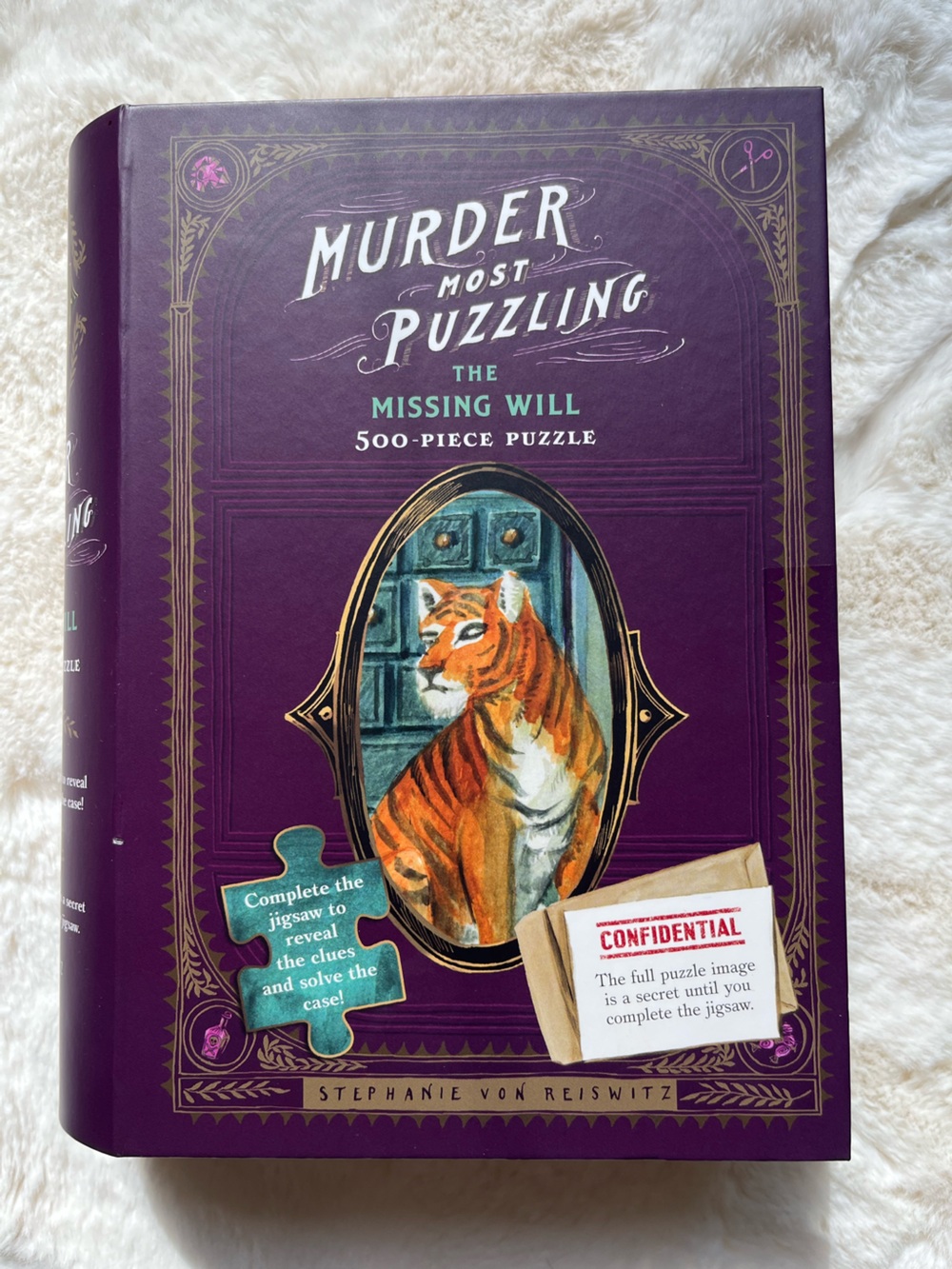 Chronicle Books 500 piece The Missing Will Mystery puzzle